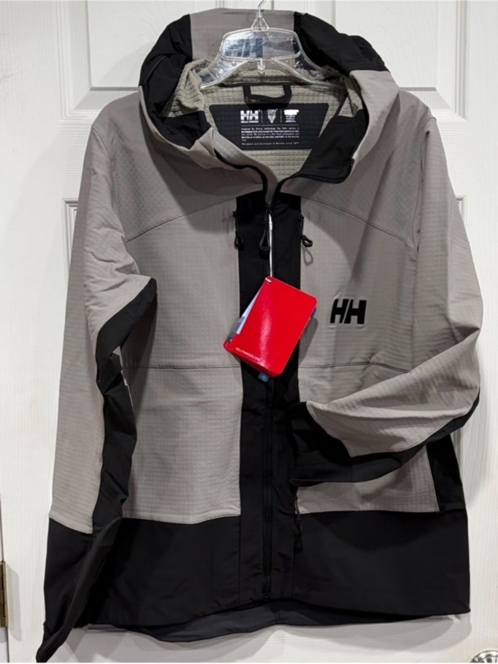 Helly Hansen Women's Xl Odin Backcountry Softshell Ski Jacket Nwt Grey Tan